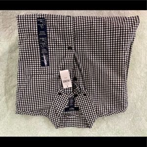 Gap Kids Black & White Long Sleeve Shirt